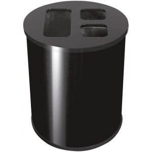 Abfallbehälter zur Mülltrennung 40L - 3 Fächer